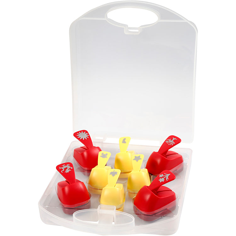 Creativ Company Papierstanzer, jeden Tag, Größe 15+23 mm, 2x4 Stück 1 Box