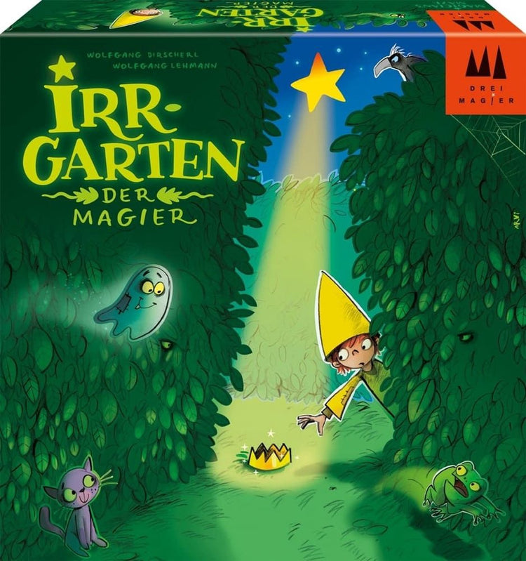 Drei Zauberer spielen drei Zauberer® - - Irrgarten der Magier - kooperatives Kinderspiel mit 3D-Spielbrett und Magnetmechanismus - ab 5 Jahren - 2-4 Spieler