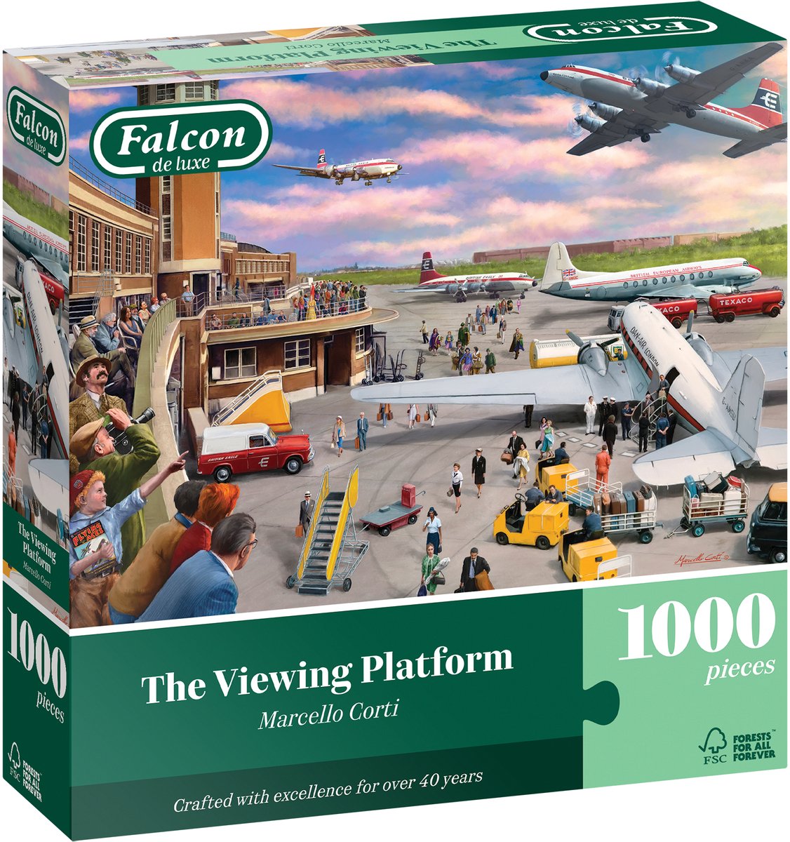 Falcon Jumbo-Puzzle 1000 Teile – Puzzle für Erwachsene und Kinder.