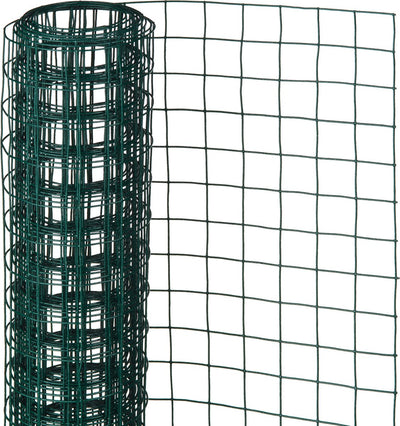 Natur – verzinktes Stahlgeflecht – 5 x 1,50 m – grün – 12,7 mm Maschenweite
