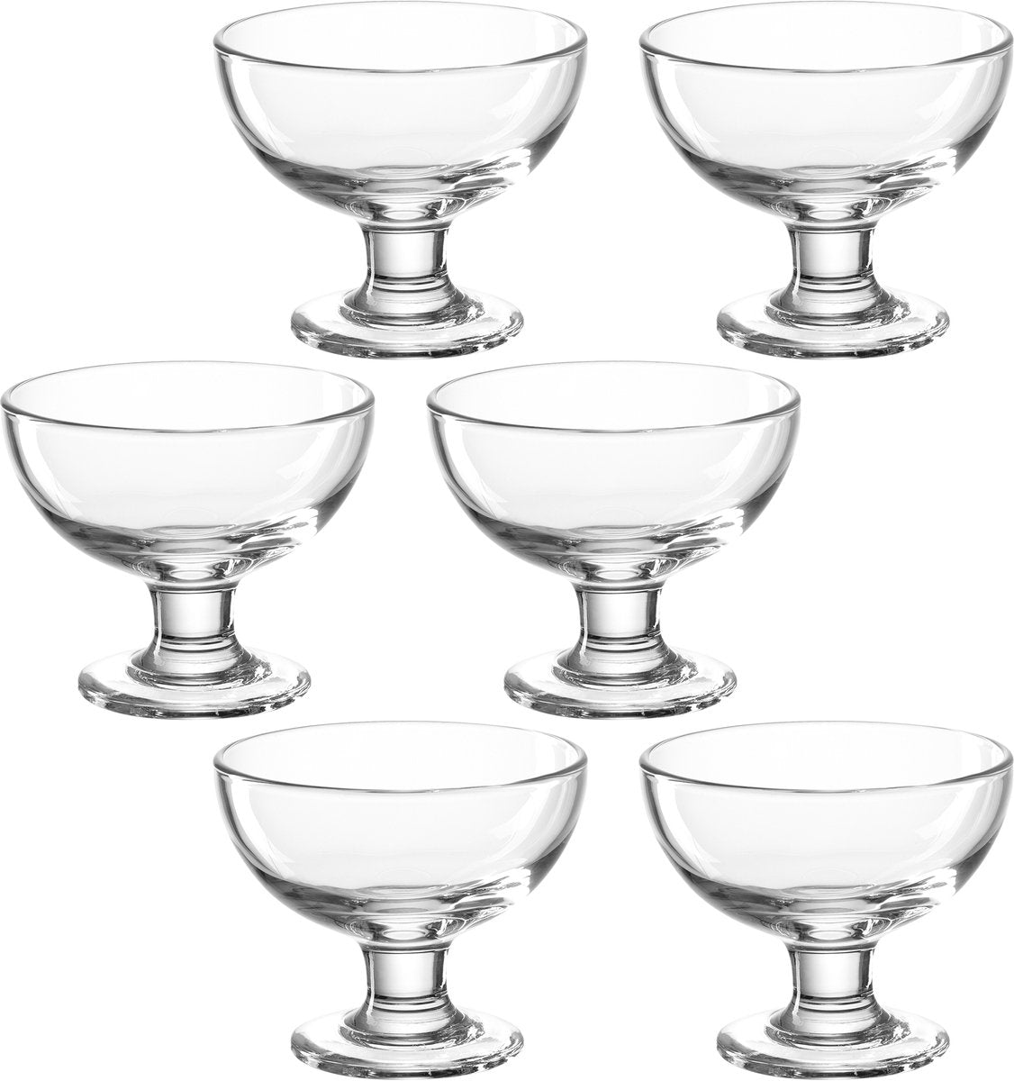Leonardo Cucina Eisbecher 360 ml - Set 6