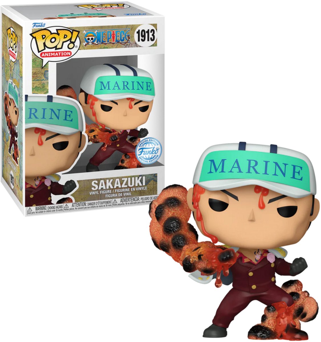 Funko-Pop! Animation: One Piece – Sakazuki #1913, exklusive Sonderausgabe