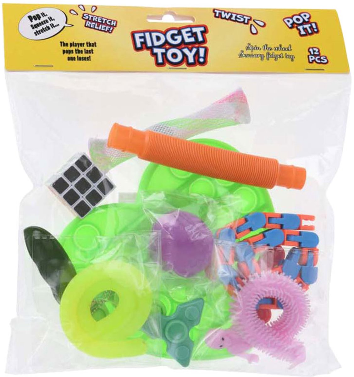 Fidget Toy Set, 12st.