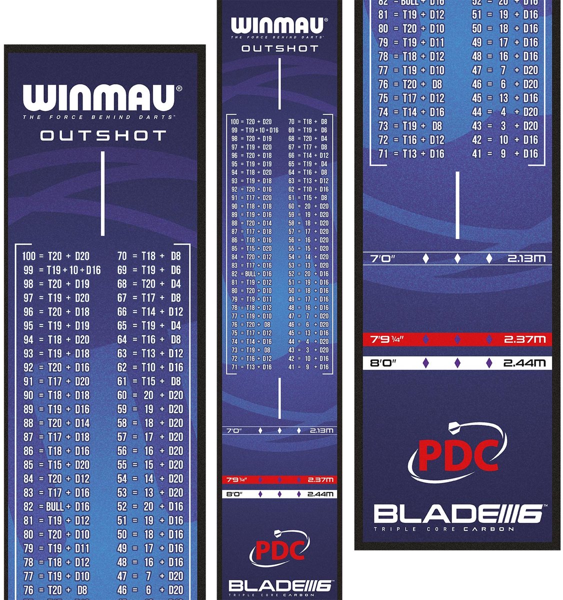 Winmau Dartmatte extrem schwer