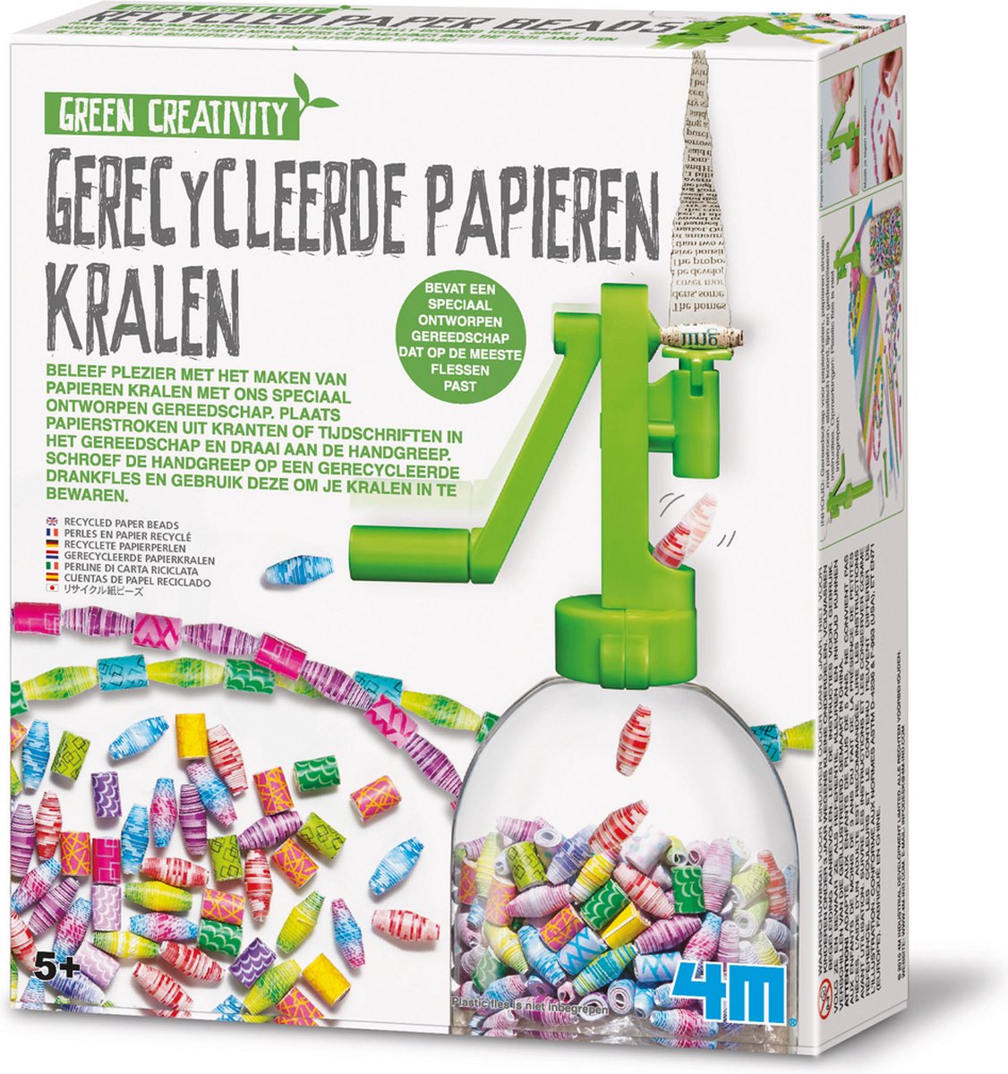 4m KidzLabs machen Papierperlen