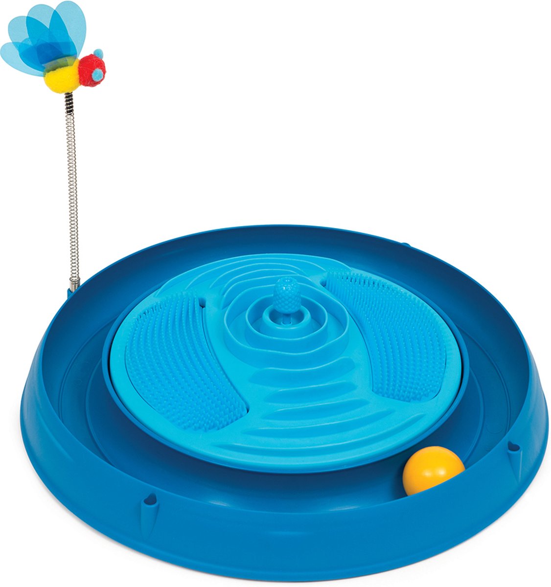 Catit Design Catit Play Circuit Ballspielzeug mit Katzenminze-Massagegerät