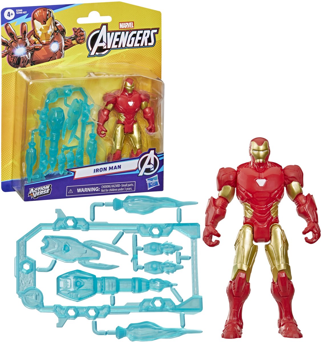 Marvel Avengers Actionverse Iron Man – Actionfigur 11 cm
