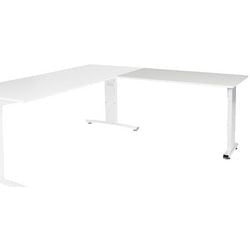 Ausziehtisch Schavenburg lin-pla126-lrw-m25 120x60x65-85cm grau, weiß
