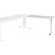 Ausziehtisch Schavenburg lin-pla126-lrw-m25 120x60x65-85cm grau, weiß