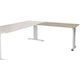 Ausziehtisch Schavenbrg lin-pla126-hava-m25 120x60x65-85cm Havanna-Kirsche, Silber