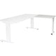 Ausziehtisch Schavenburg lin-pla086-lrw-m25 80x60x65-85cm grau, weiß