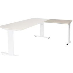 Ausziehtisch Schavenburg lin-pla086-lerw-m25 80x60x65-85cm Lindbergeiche, weiß