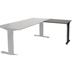 Ausziehtisch Schavenburg lin-pla086-logz-m25 80x60x65-85cm Logan-Eiche, schwarz