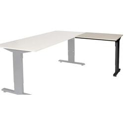 Ausziehtisch Schaffenburg lin-pla086-robz-m25 80x60x65-85cm Robson-Eiche, schwarz