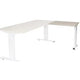 Ausziehtisch Schavenburg lin-pla086-robw-m25 80x60x65-85cm Robson-Eiche, weiß