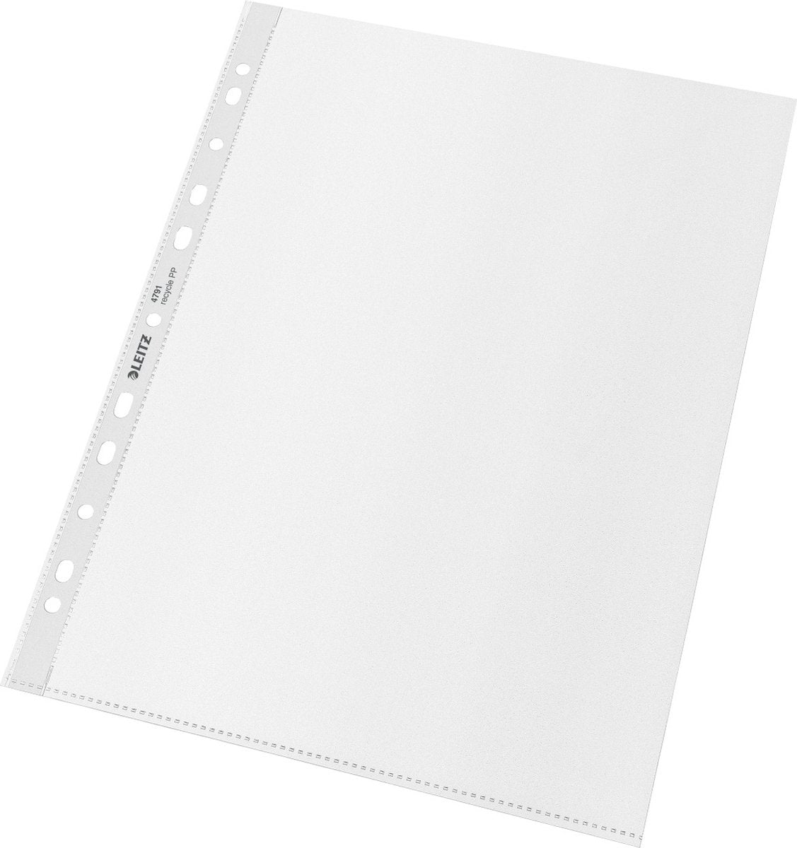 Leitz 100x Recycling-A4-Showtasche – Einsteckhüllen von 100 Mikron – 90 % recycelter Pre-Consumer-Kunststoff – transparent