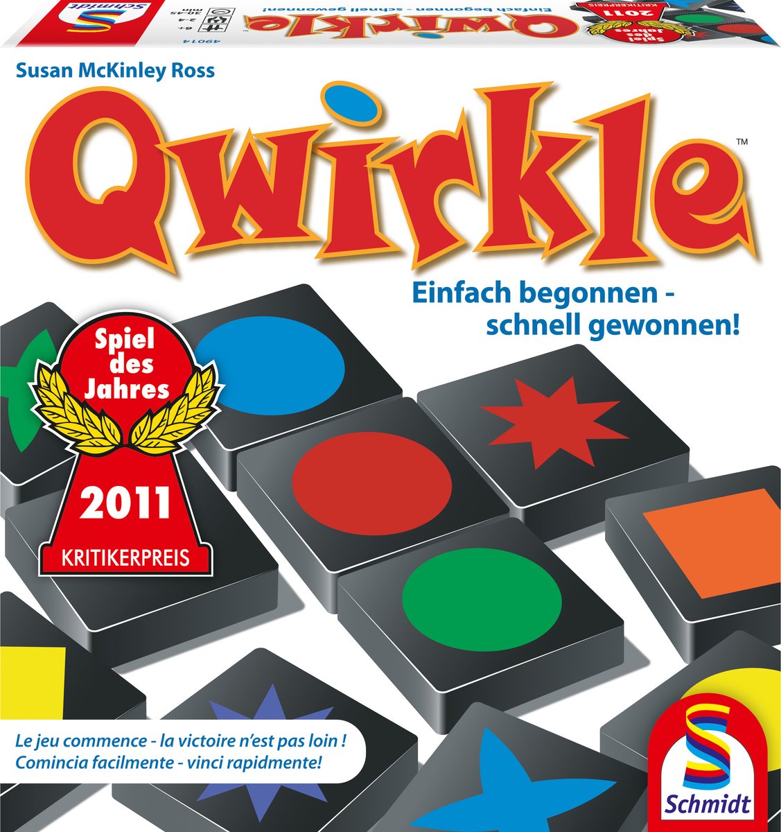 Schmidt spielt Qwirkle, einmal angefangen – schnell gewonnen! - Deutsche Ausgabe