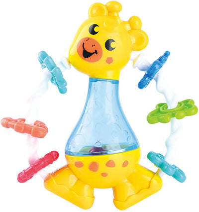 Rassel-Giraffe spielen