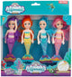 Meerjungfrau Mermaid Pop Sisters, 4st.