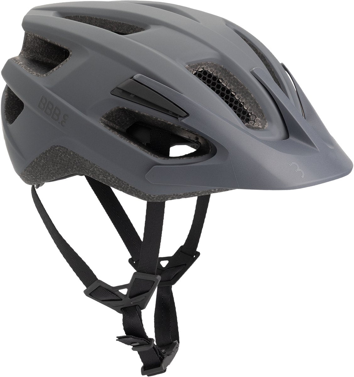 BBB Cycling Kite 3.0 Fidlock Fahrradhelm Erwachsene – MTB-Helm Rennradhelm – Fahrradhelm – Fahrradhelm Damen – Fahrradhelm Herren – matt dunkelgrau Größe M (55–58 cm) – BHE-30