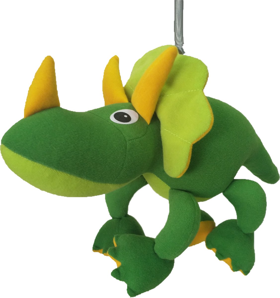 Springer - Triceratops - wackeliges Tier auf einer Feder