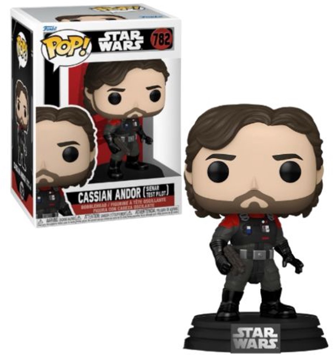 Funko Star Wars Cassian Andor (Chase Edition möglich!) Vinylfigur 782 Unisex Pop! - neutral - Standard