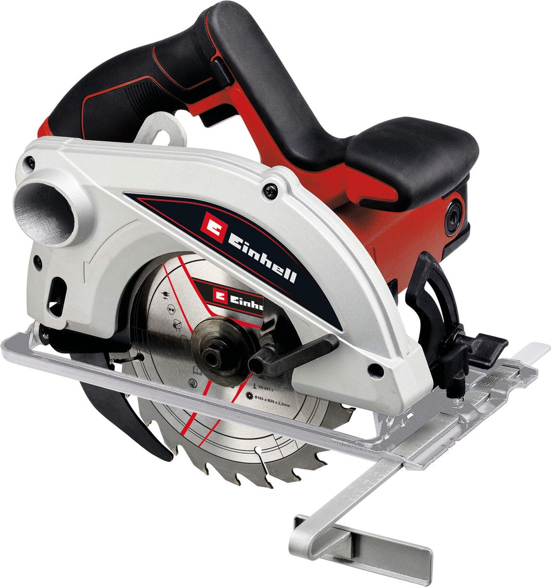 Einhell Kreissäge TC-CS 1250 - 1250 W - 5.500 t min - ø165 - max. Schnitttiefe bei 90° 45°: 55 38 mm - inkl. 1x Sägeblatt (ø165x16 30x2,2 mm 24 Z)