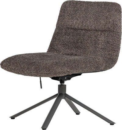 Woood Soren Drehsessel verstellbar – wollig – braun – 82 x 73 x 62