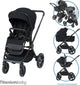 Titanium Baby Titaniumbaby Urban 2-in-1-Kinderwagen in üppigem Schwarz