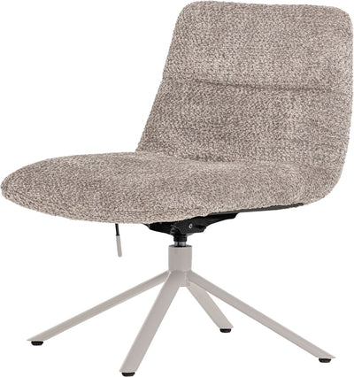 Woood Soren Drehsessel verstellbar – wollig – grau – 82 x 73 x 62
