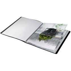 Leitz Recycle Showalbum, A4, CO2, neutralschwarz, 90 % recycelter Kunststoff, 40 Hüllen