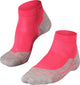 Falke ru4 kurze Anti-Blasen-Baumwoll-Funktionsmaterial-Laufsocken Damen Rot – Größe 41-42