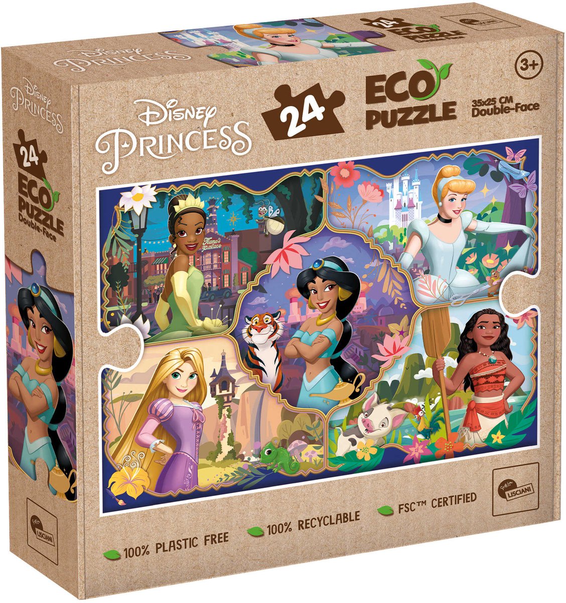 Lisciani Disney Eco Puzzle Mini DF 24 Prinzessin