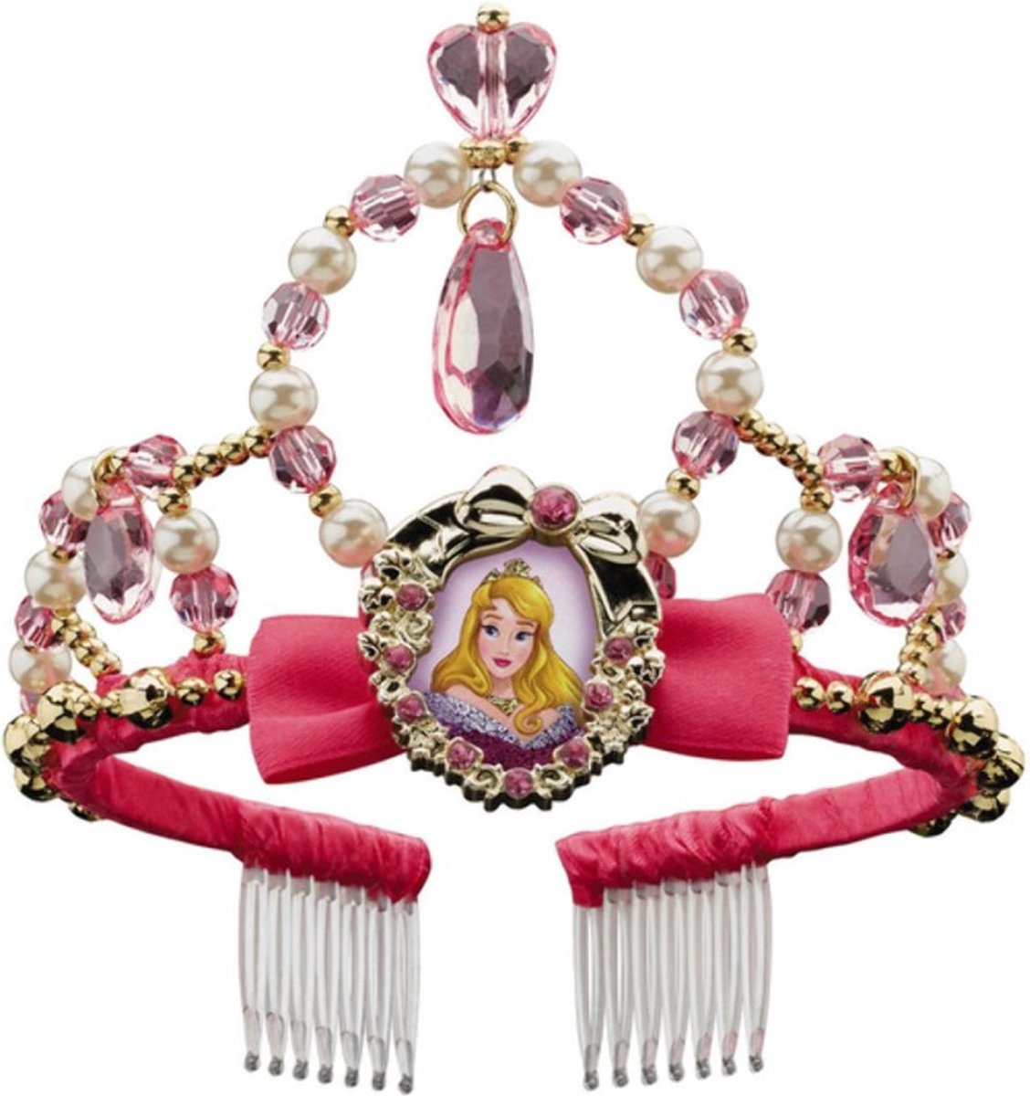 Verkleidung Disney Dornröschen Aurora Tiara Krone Kinder – rosa