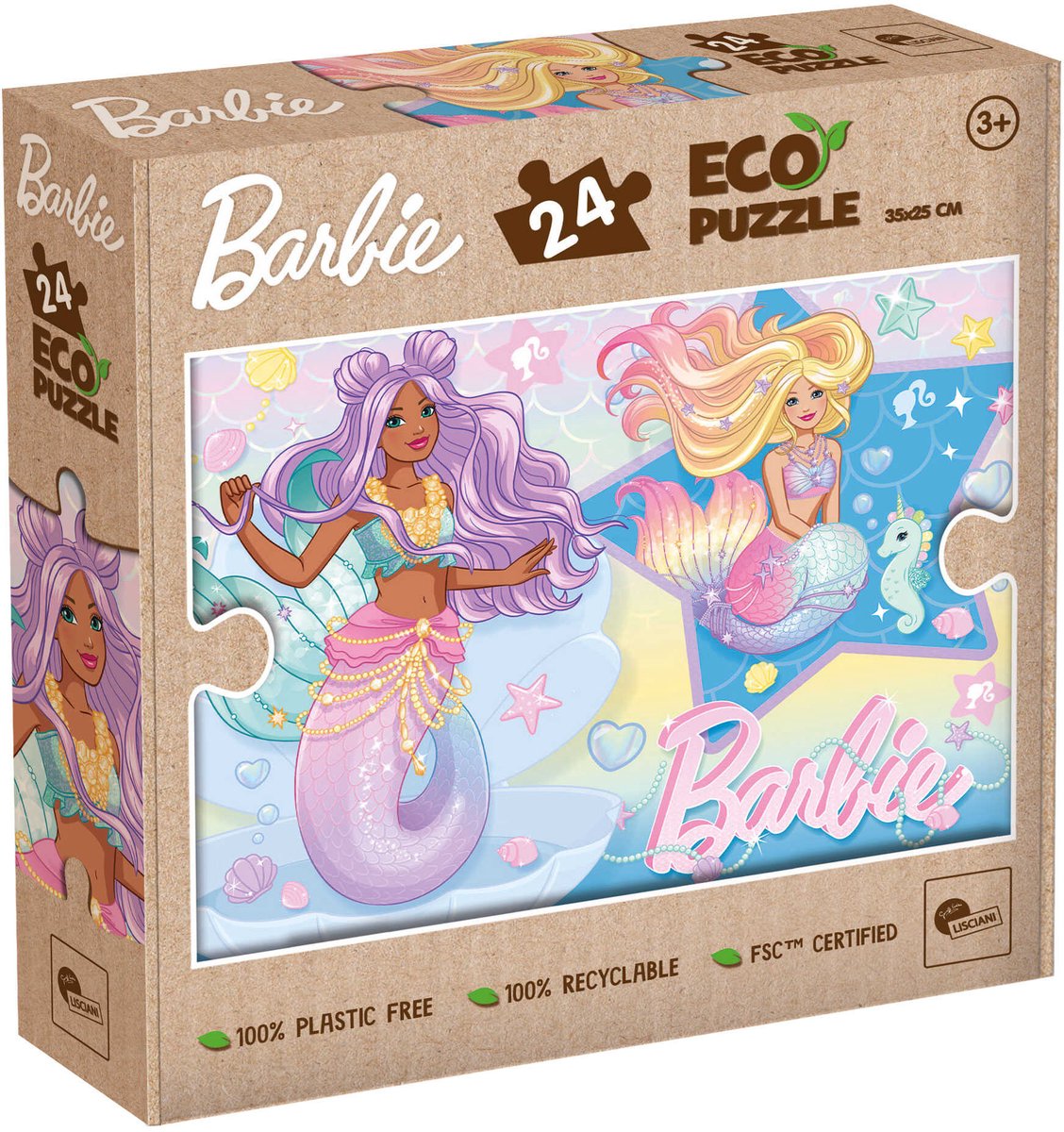 Lisciani Barbie Öko-Puzzle Mini 24