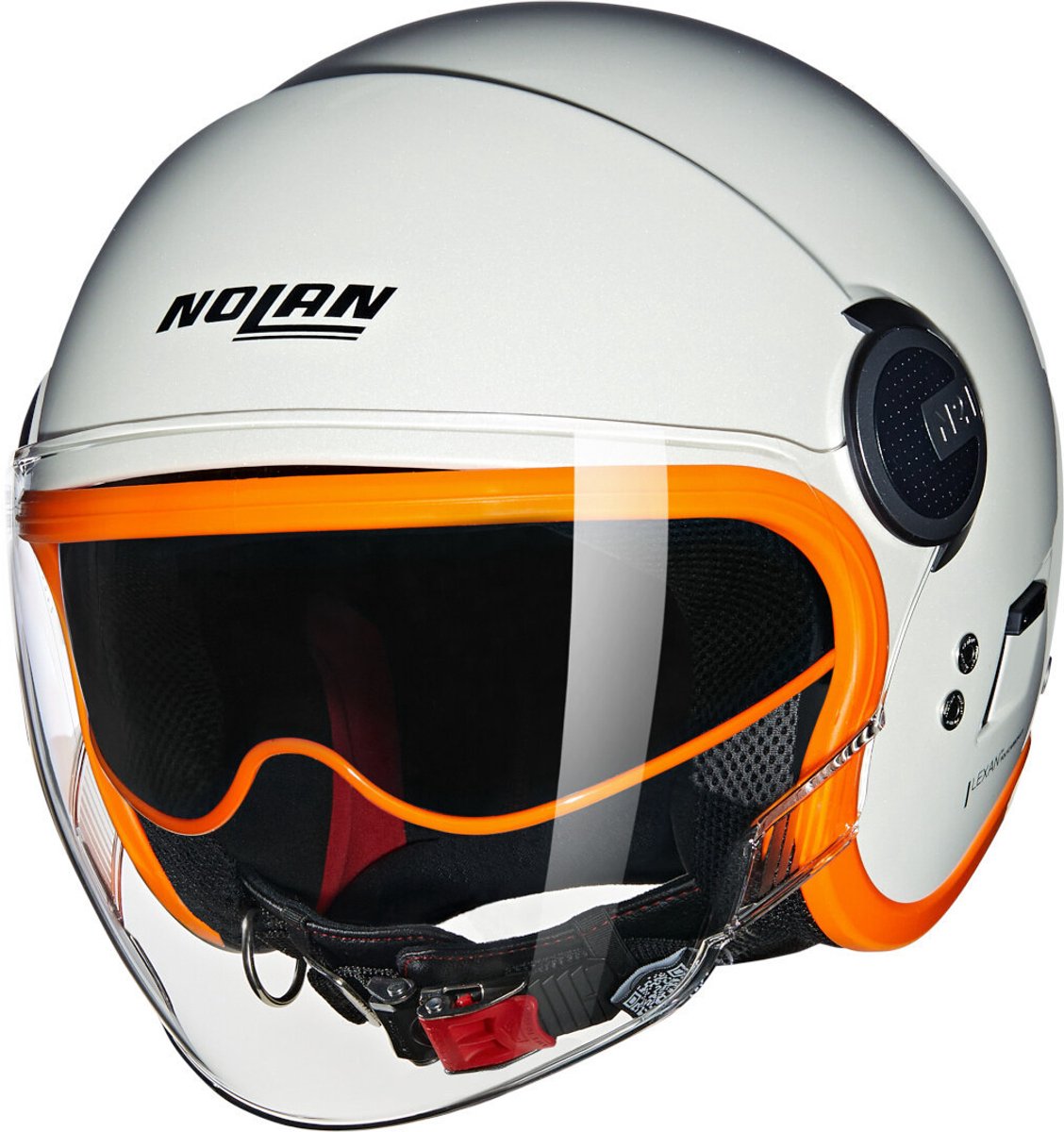 Nolan N21 Visier 06 Ocio 347 Perlorange glänzend Jethelm – Größe M – Helm