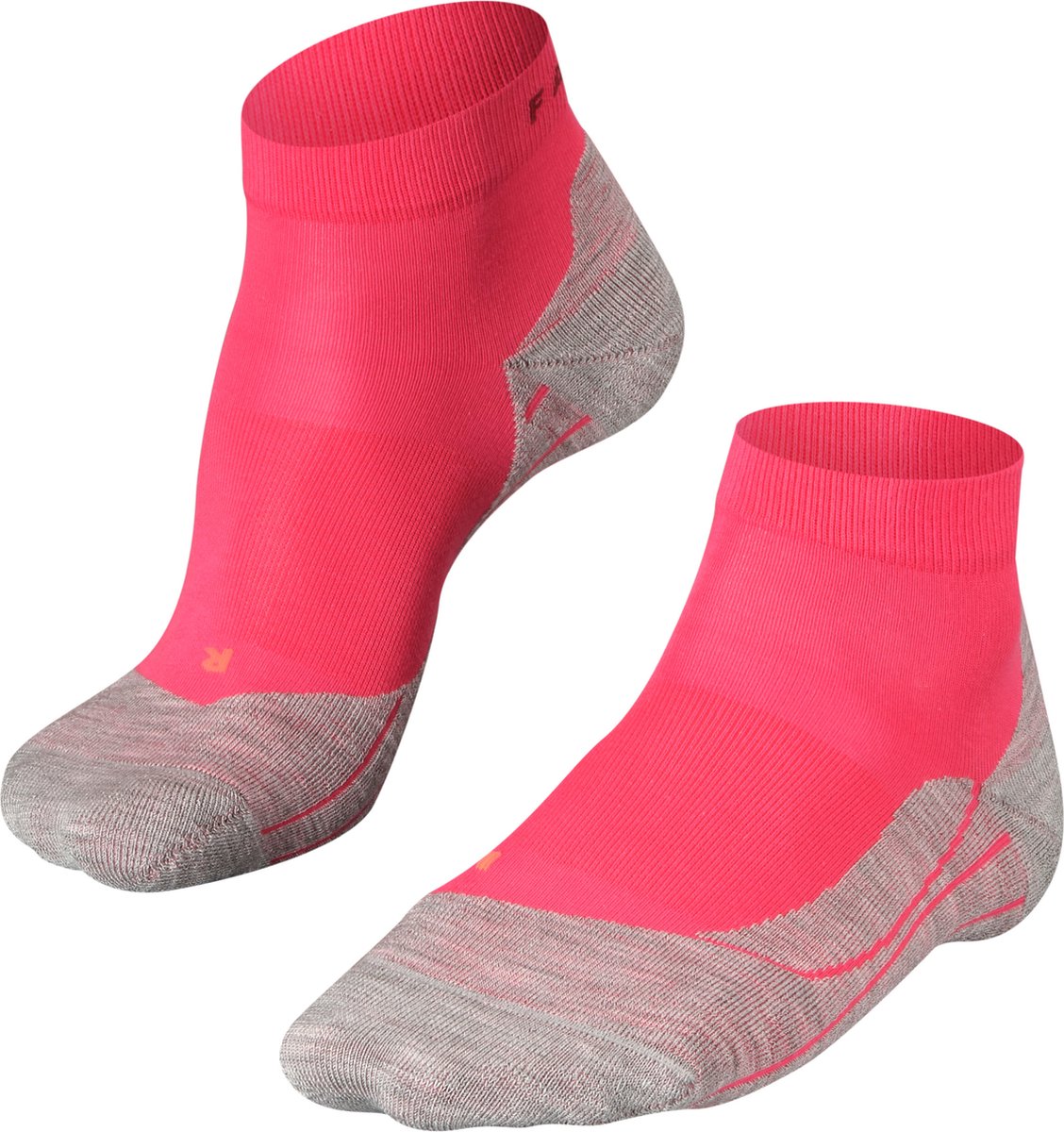Falke ru4 kurze Anti-Blasen-Baumwoll-Funktionsmaterial-Laufsocken Damen Rot – Größe 35-36