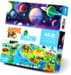 Crocodile Creek | oben + unten Puzzle, 48 Teile - die Erde und der Weltraum