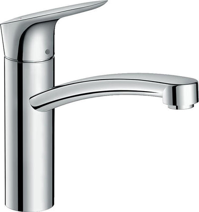 Hansgrohe Kitchen -Mixer Tippen Sie auf Logis Single -Griffe 160 Coolstart und klicken Sie auf