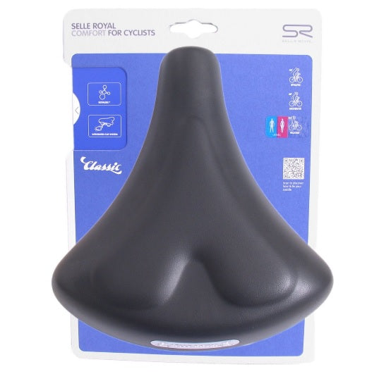 Selleroyal Selle Sattel Holland Gel schwarz, ohne Schlinge