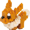 Bandai – Nanoblock – Eevee – Pokémon – Mini-Steinfigur – Bauset – Eevee-Pokémon-Figurenbausatz in Pixel – nbpm005