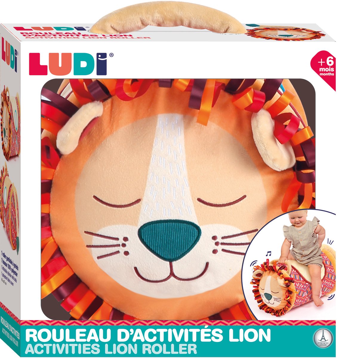 Ludi - Babyroller - Aktivitätsroller - Motorspielzeug - Löwe