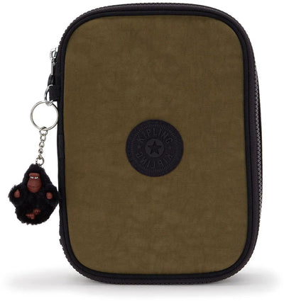 Kipling 100 Tripe Federmäppchen braun, blauer Mann