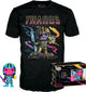 Funko-Pop! T-Shirt-Box: Marvel Studios The Avengers – Thanos Blacklight Black #909 exklusiv (Größe L)