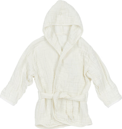 Meyco Baby-Uni-Bademantel – vorgewaschen, hydrophil – gebrochenes Weiß – 74 80