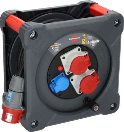 Brennerstuhl Baukabeltrommel 30 Meter H07RN-F 1-fach 2,5mm² IP44 (9222300120)