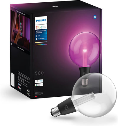 Philips Hue Lightguide-Globelampe G125 – weißes und farbiges Licht – E27