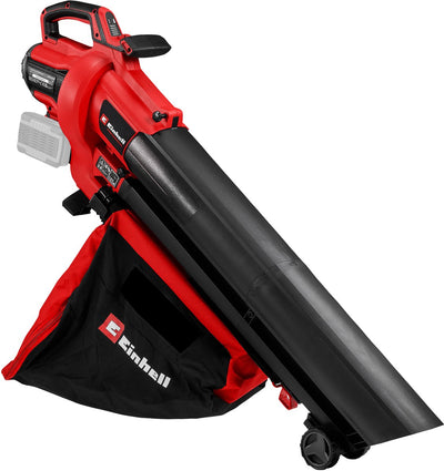 Einhell Profi-Akku-Laubbläser – Kolben Venturro 36 240 Li Solo – Power X-Change – 36 V Li-Ion – Blasgeschwindigkeit: 240 km h – 45 l Fangsack – Häckselfunktion: 10:1 – exkl. Akku und Ladegerät