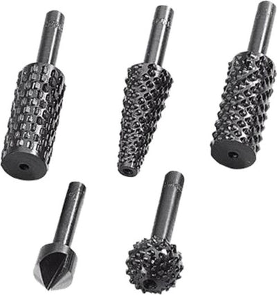Wolfcraft Satz Raspeln Senker | 5-teilig | 1 Satz - 2540000