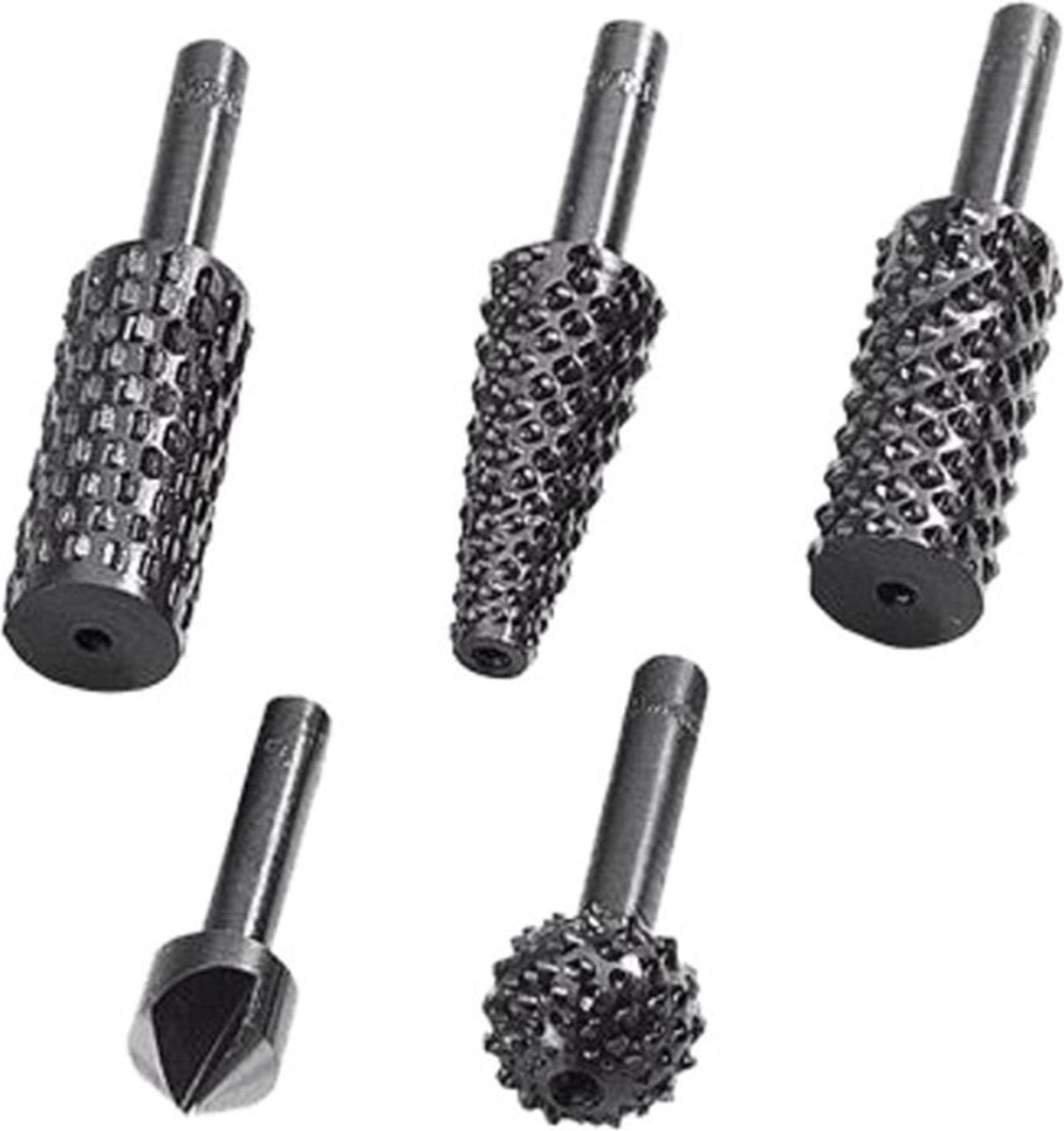 Wolfcraft Satz Raspeln Senker | 5-teilig | 1 Satz - 2540000